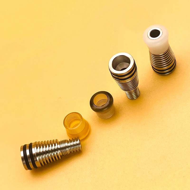 قطعة فم Benimaru MTL ، نصائح قطارة ، قصيرة ، خيط ، خزان RDA RBA RTA ، بخاخات ملحق Vape ، DSX ، 316SS