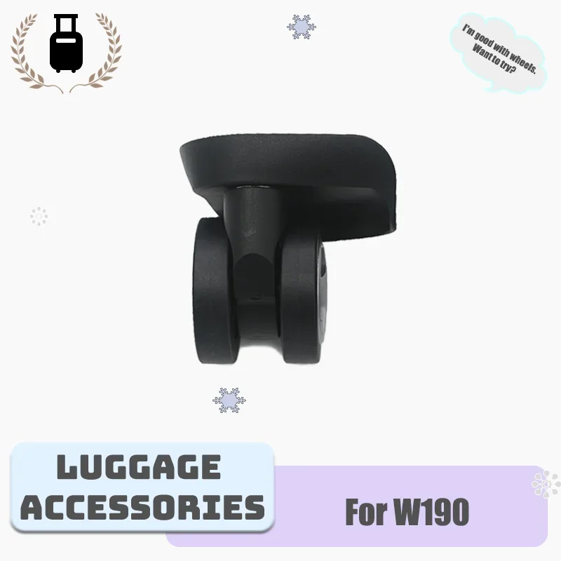 For W-190 Heavy-Duty Universal Luggage Replacement Wheels - Silent Castors Suitable For Luggage Accessory Replacement