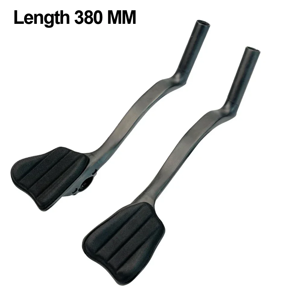 A Pair Of Rest Handlebars Carbon Fiber TT Bike Rest Handlebars 31.8MM Degree 40 360/380MM TT Extender Bicycle Handlebar Parts