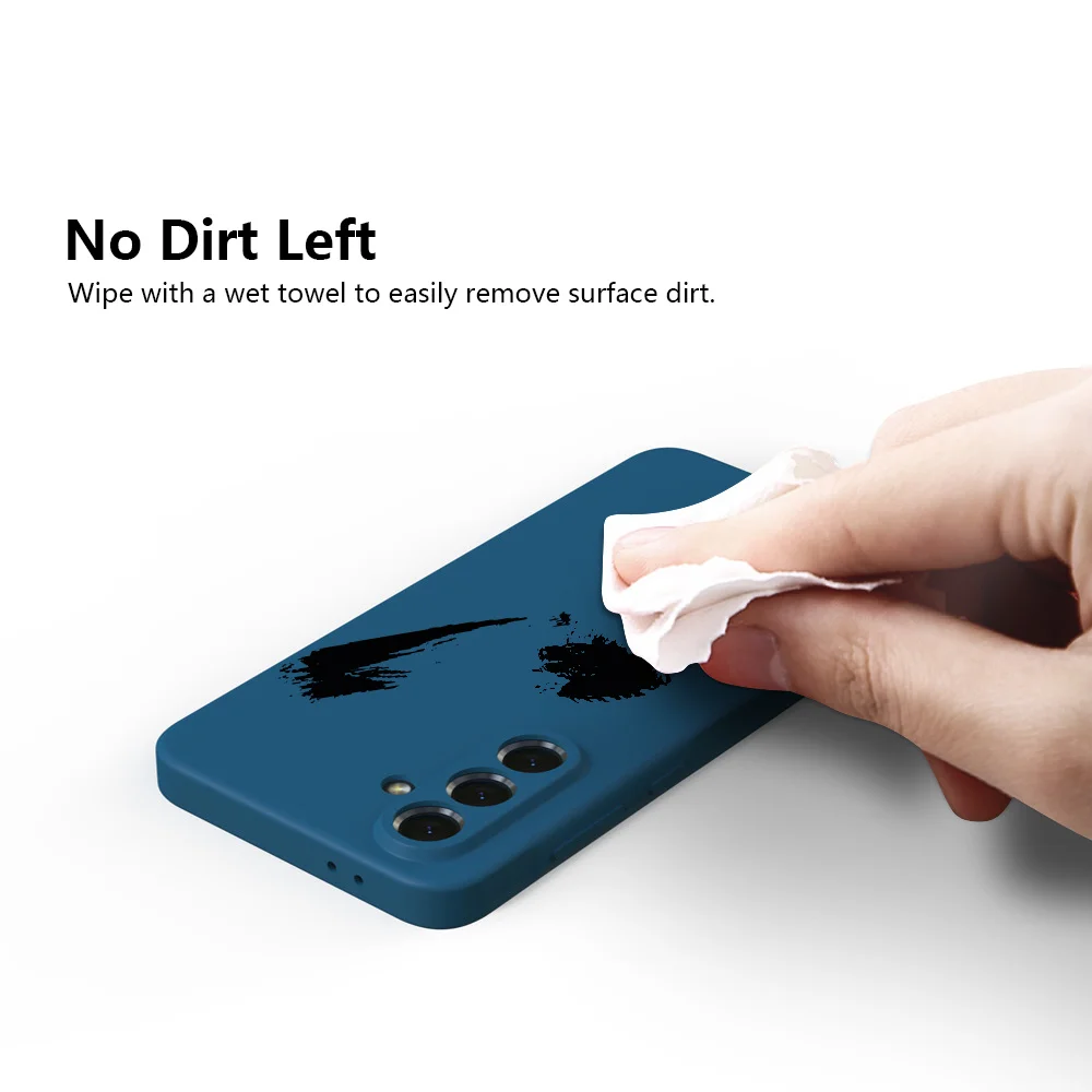 For Samsung Galaxy A56 A36 A16 A55 Case Soft Liquid Silicone A35 A15 A54 A34 S25 S24 S23 Ultra Thin 