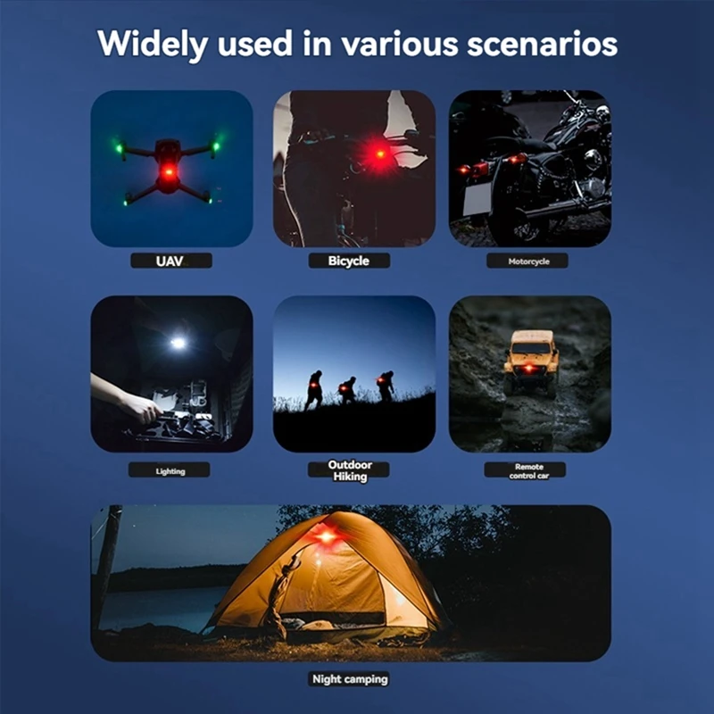 FORW-Highlight Wireless Remote Control LED Strobe Light Drone Strobe Light Aircraft Strobe Lights
