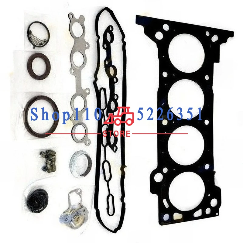 

1TR Full Gasket Kit +Piston Ring 86*1.2+1.2+2 Engine With Cylinder Head Gasket Overhaul Rebuild Kit Piston Ring