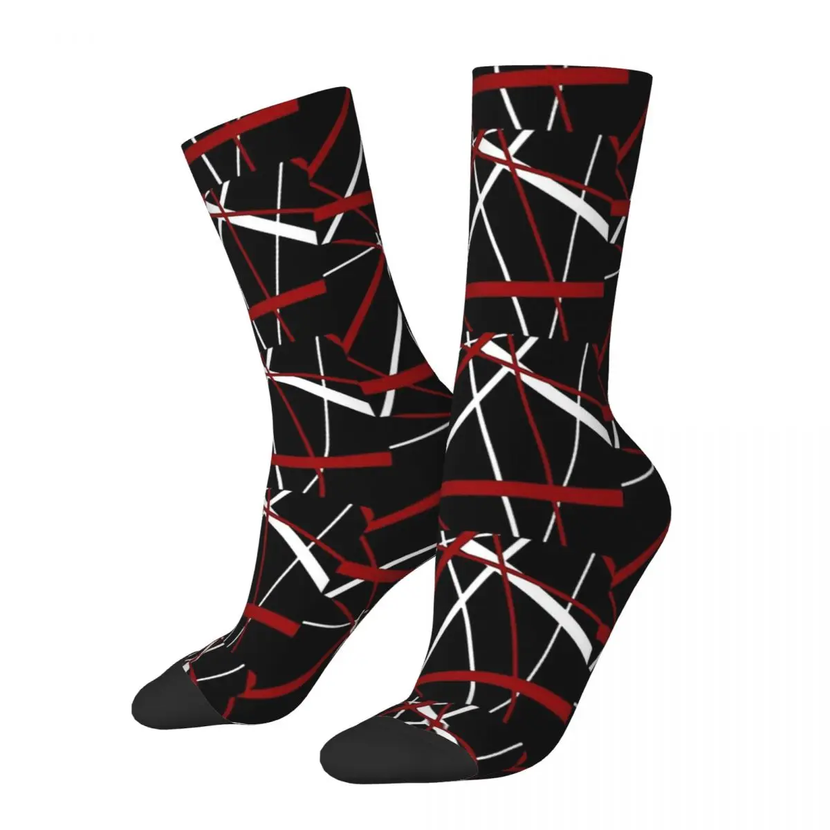 

Van Halen Black Stripes Men Women Socks Outdoor Novelty Spring Summer Autumn Winter Stockings Gift