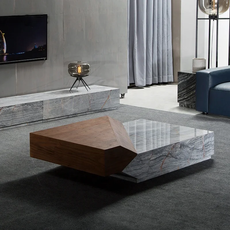 

Modern marble coffee table luxury
