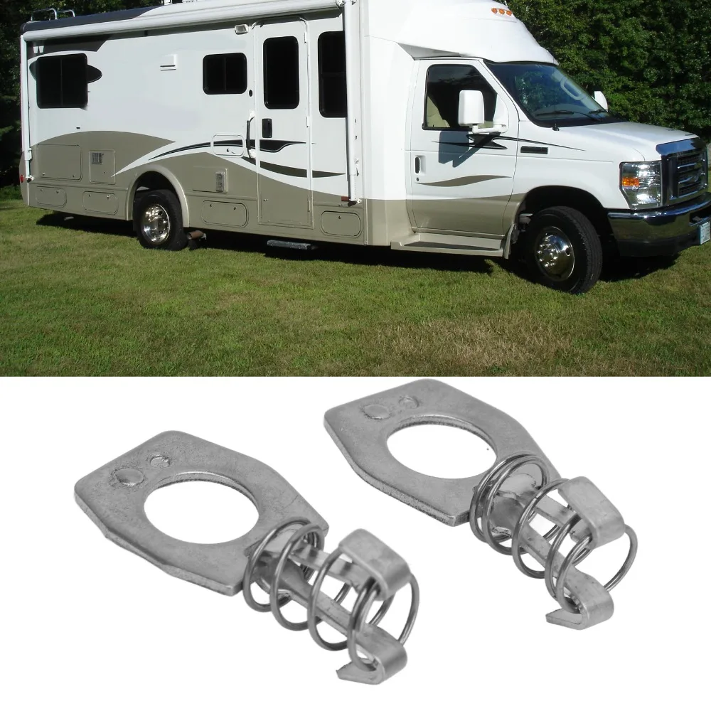 

4-х шт., защелка, крепеж для водонагревателя из нержавеющей стали, кулачковый замок, серебристый, водонагреватель для автофургона, дверной замок, крепеж для кемпера