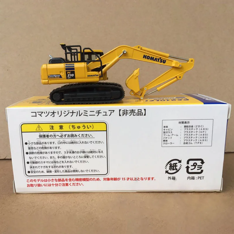 Modello di veicolo di ingegneria in lega Komatsu PC210LCi-10 in scala 1:87