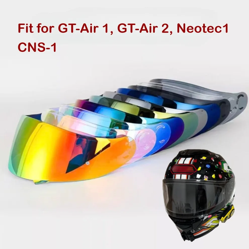 Motorcycle Helmet Visor Lens CNS1 Windshield Fit For SHOEI GT AIR 1 GT AIR 2 Neotec 1 Helmet Sun Shield Replacement Accessory