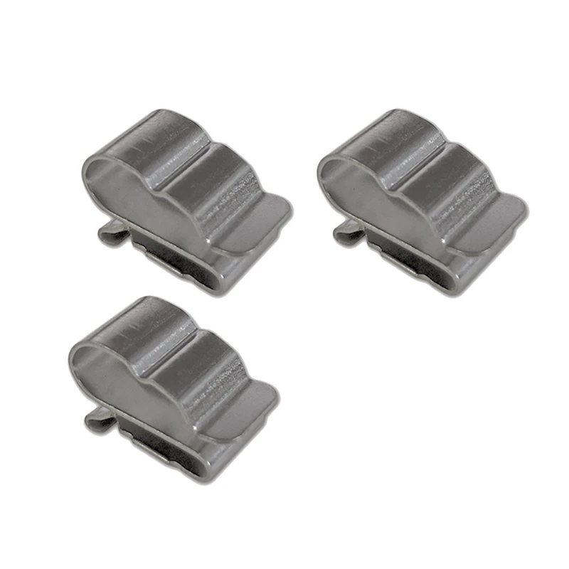 ABFN-100PCS Зажим для фотоэлектрического кабеля Зажим для шнура Нержавеющая сталь 304 Зажим для солнечного кабеля Зажим для кабеля солнечной панели