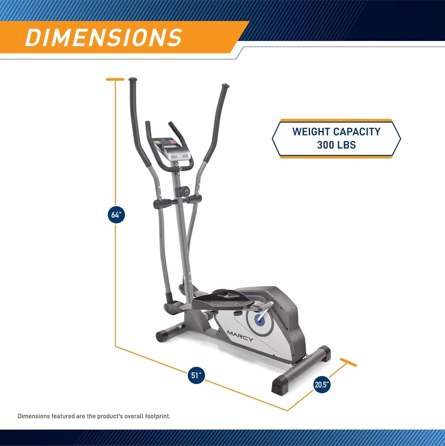 Elliptical Trainer Cardio Workout Machine