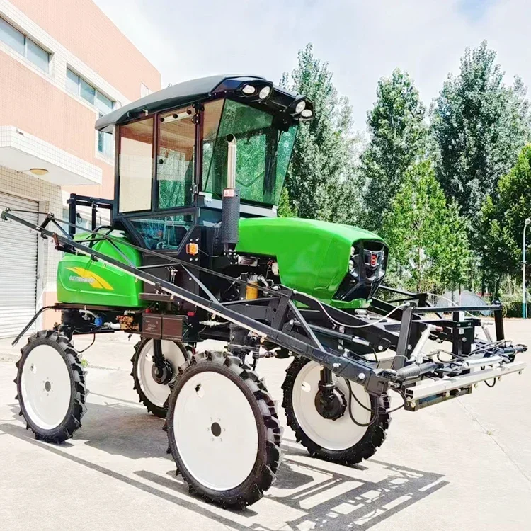 High Ground Clearance Tractor Pesticide 1000L Big Self Propelled Spray Boom Sprayer For Agriculture