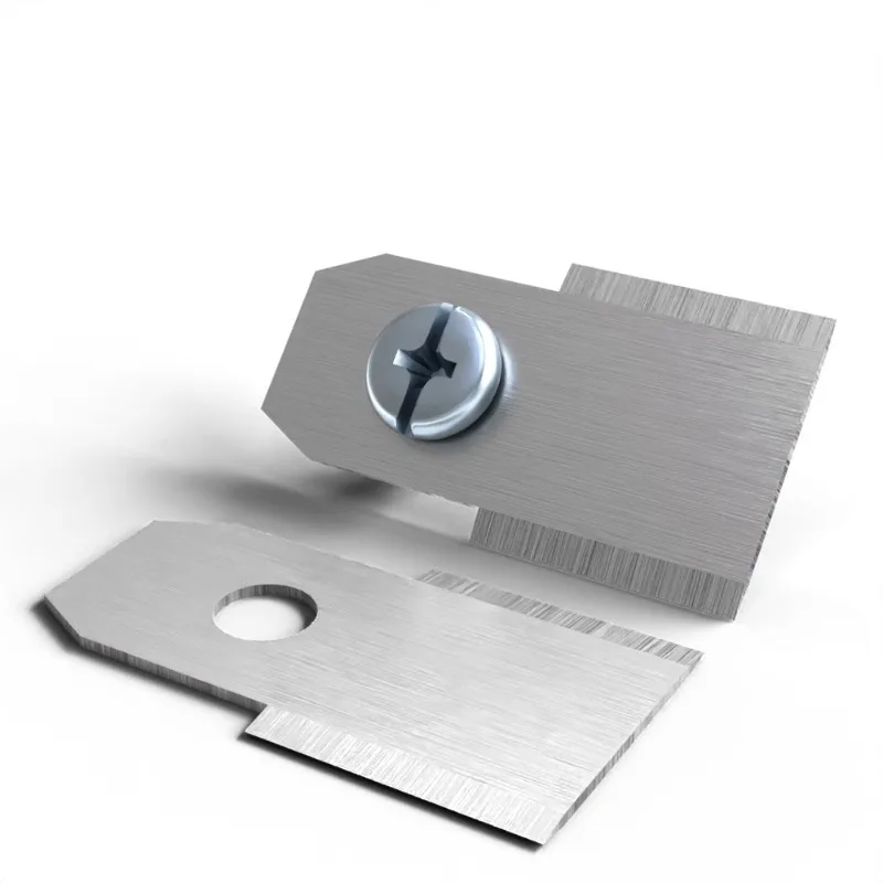 

18PC/30PC Trapezoidal Silver Single-hole Stainless Steel Blades for Mowing Courtyard Lawns Are Suitable for Fushihua Lawn Mowers