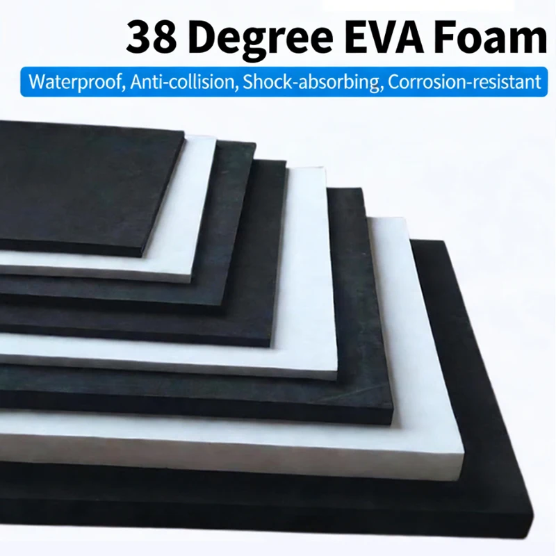 38-Degree Black EVA Foam Board, Anti-Static High-Density Rigid Foam Sheet
