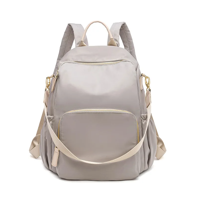 Anti-theft Oxford cloth backpack female bag 2022 new Korean version of the fashionable versatile nylon canvas travel backpack