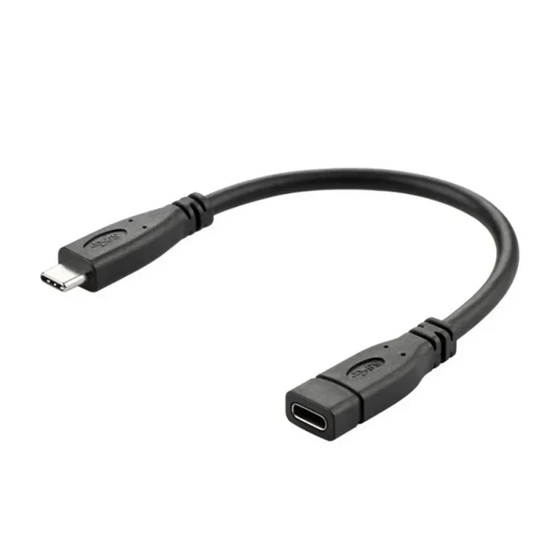 Usb C Kabel USB-C Audio Verlengkabels Uit Te Breiden Mannelijk Naar Vrouwelijk Type-C Snel Opladen Snoer Voor Macbook Pro Xiaomi Nintendo Schakelaar