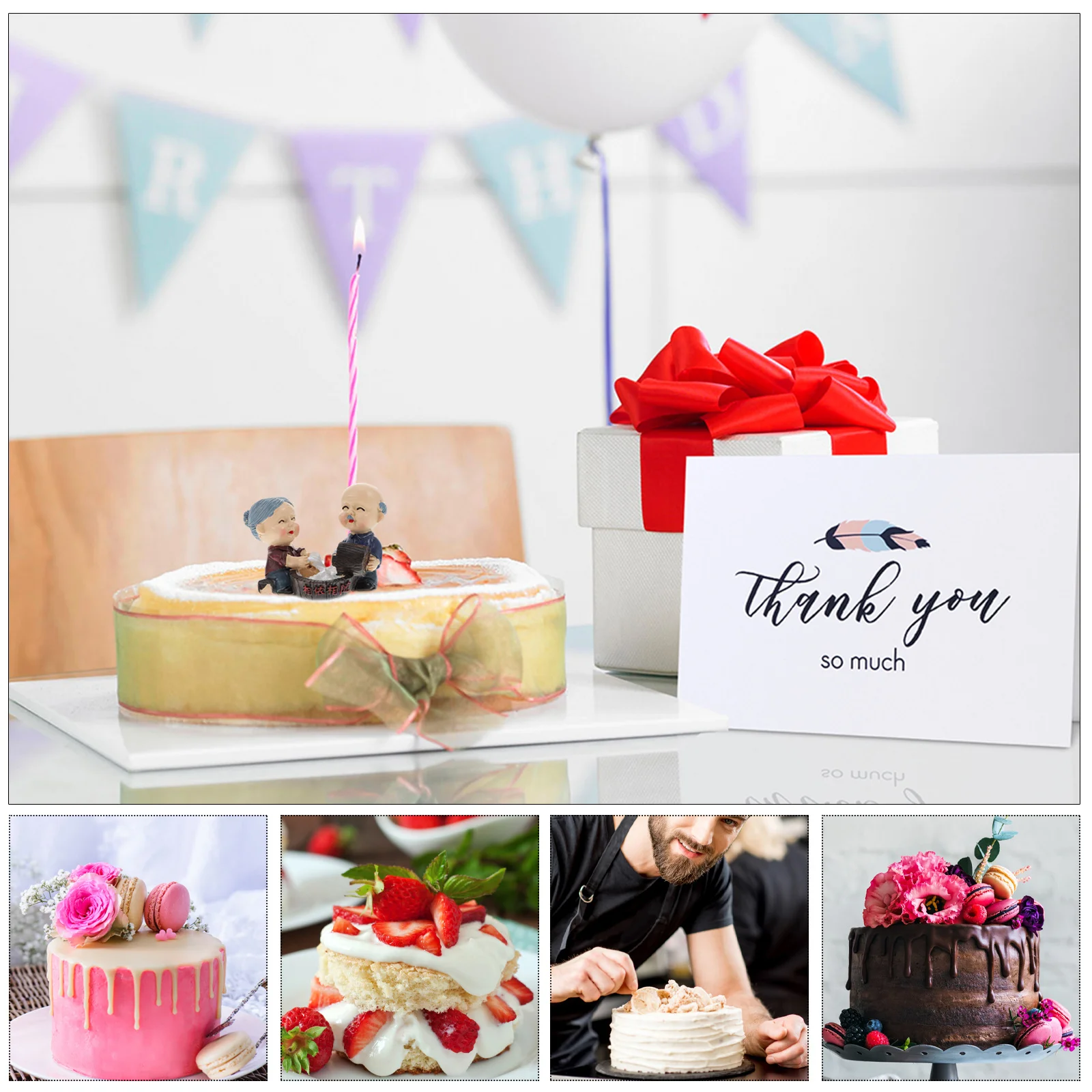 

Resin Craft Grandparents Statue Exquisite Details Wedding Party Desktop Ornaments Elderly Couple Figurines Resin Craft Figurines