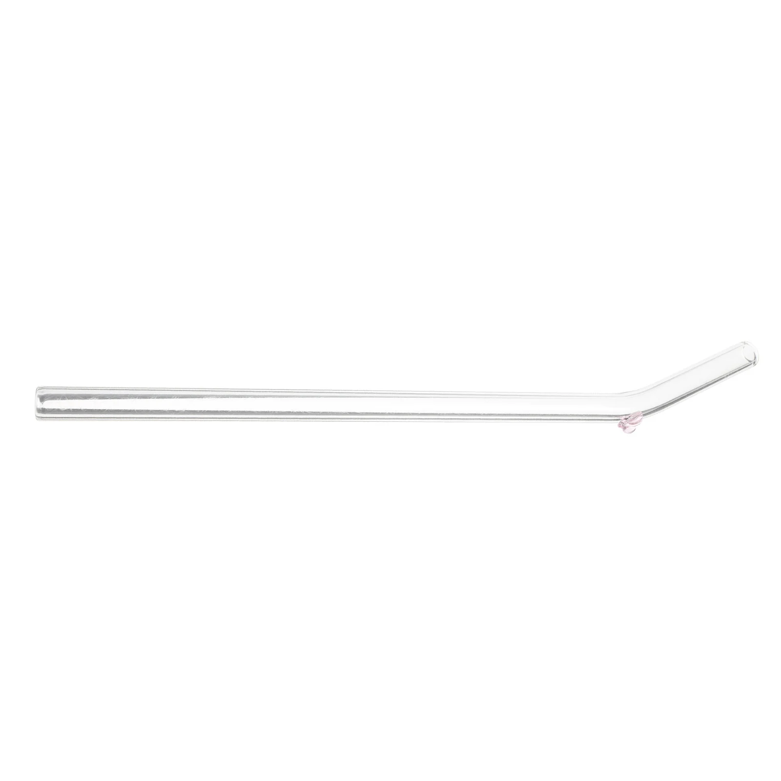

Stylish Heart Design Glass Straws for Office Cafes Restaurants Home Use Versatile Drinking Straw No