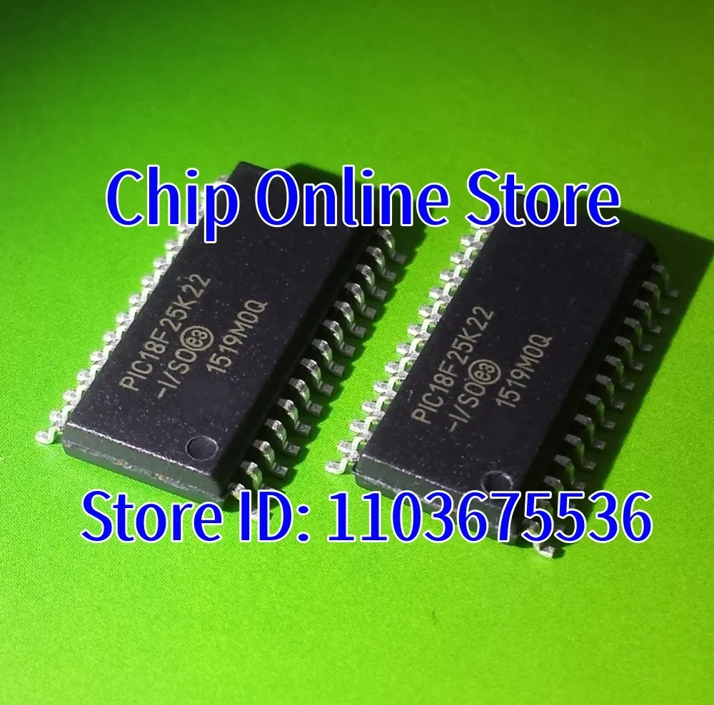 2~100pcs  PIC18F25K22-I/SO  PIC18F25K22  SOIC28  New Original  8 Bit Microcontroller MCU