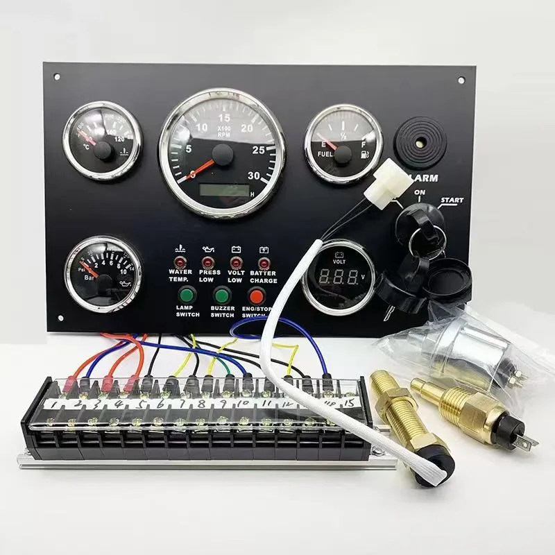 Customize Engine Car Motorcycle Instrument Cluster Gauge Meter Panel Dashboard For Marine Boats Ship