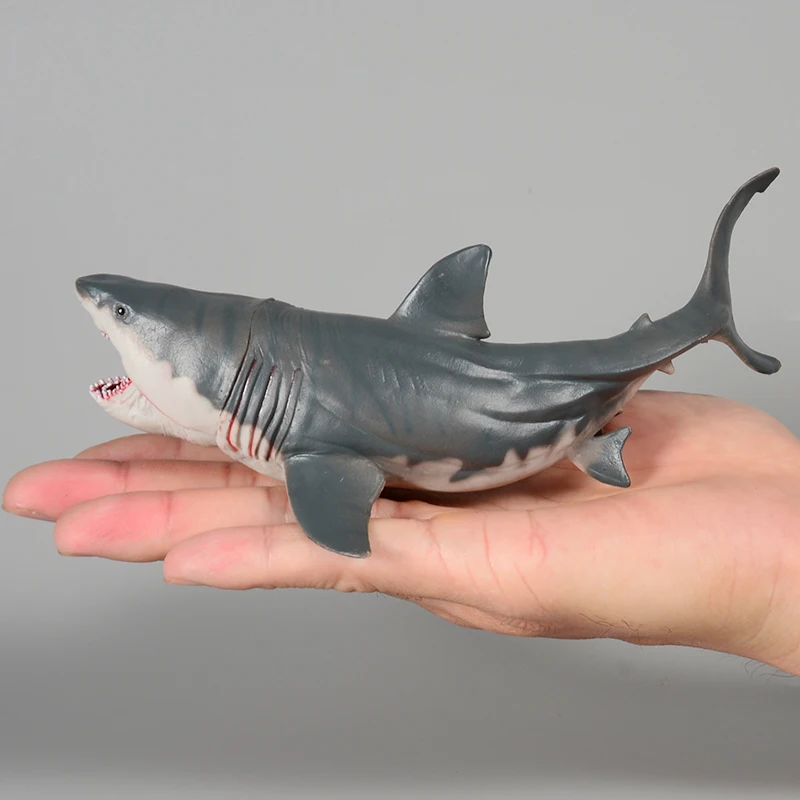 شخصية سافاج مارين ميغالودون شارك - لعبة كلاسيكية من حيوانات المحيط ونموذج الحياة البحرية من مادة PVC للأطفال