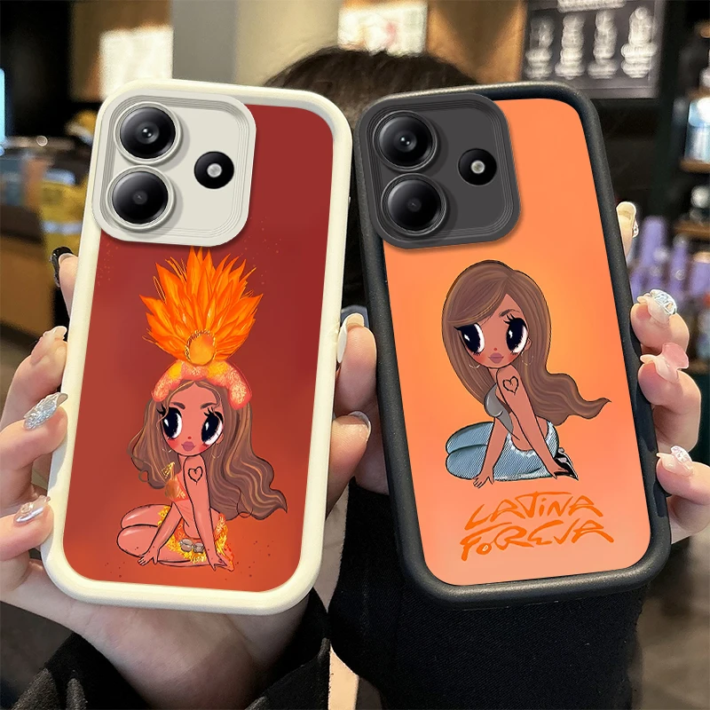 K-karol G Tropicoqueta 電話ケース Xiaomi Redmi 注 14 13 12 11 10 プロプラス 11S 10S 14C 13C 12C 10C A3 A3X A2 A1 4G 5G カバー