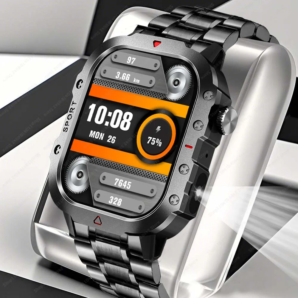 

Часы-фонарик Классические умные часы 2.01 HD Подарок для встреч Беспроводной вызов Пользовательские фото Отслеживание здоровья Часы с беспроводной зарядкой Новые