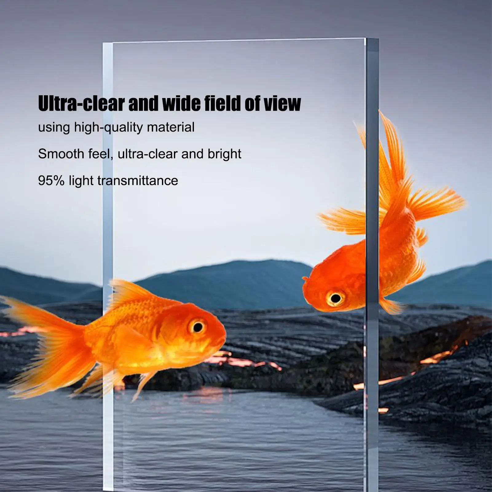 

Стартовый комплект для аквариума, светодиодный комплект для аквариума с декоративными аксессуарами, пыленепроницаемый подводный пейзаж, украшение для декора рабочего стола