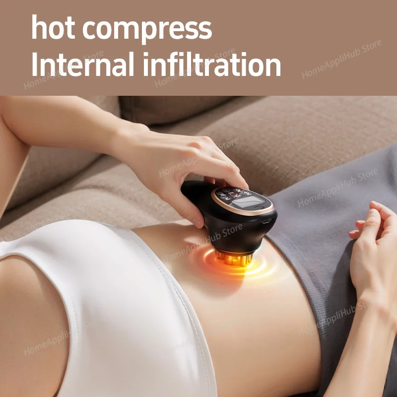 Vacuum Cupping Device - Vibrating Body Slimming Instrument, Heated Household Massage Equipment beauty tools beauty machine foreo