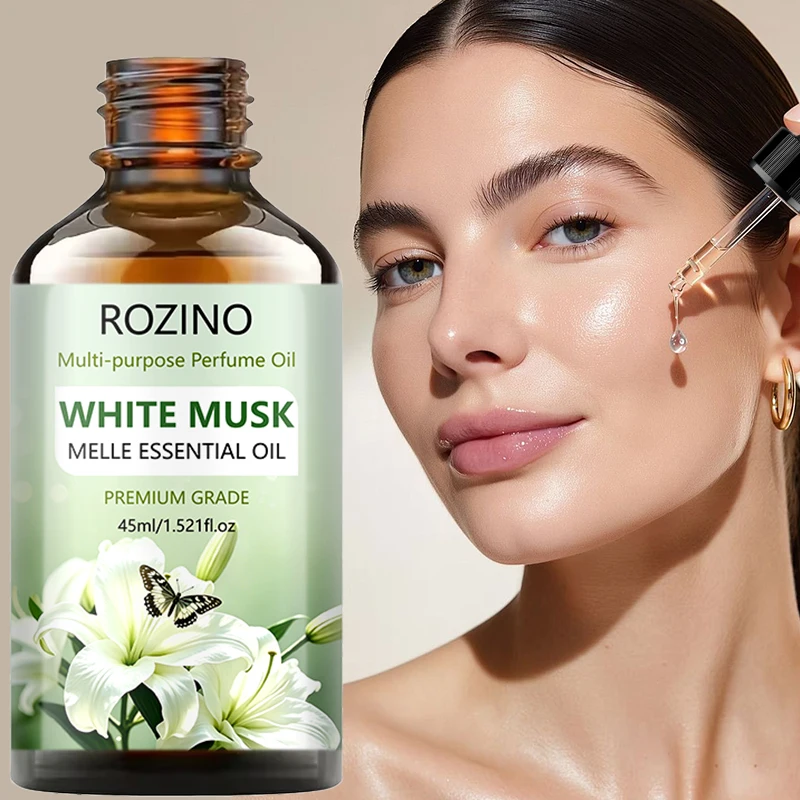 ROZINO Moisturizing White Musk Essential Oil has a warm, smooth texture and a light, pleasant fragrance. It can nourish the skin, relieve dryness and tightness, and has good elasticity. Paired with gentle massage, it can accelerate absorption and meet the daily skin moisturizing and care needs.