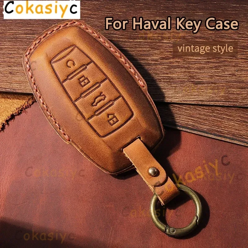 Car Key Case For Haval Jolion H2S Hover H1 H4 H7 H9 H6 GMW Coupe H6S F5 F7 F7X M6 H8 Dargo H2 HS Control Protect Covers Keychain