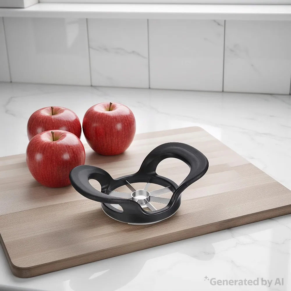 Stainless Steel Apple Slicer Corer 8 Wedges Fruit Divider Cutter Kitchen Tool Easy Slicer for Apples Pears Potatoes Quick Core Remover Gadget - view 2