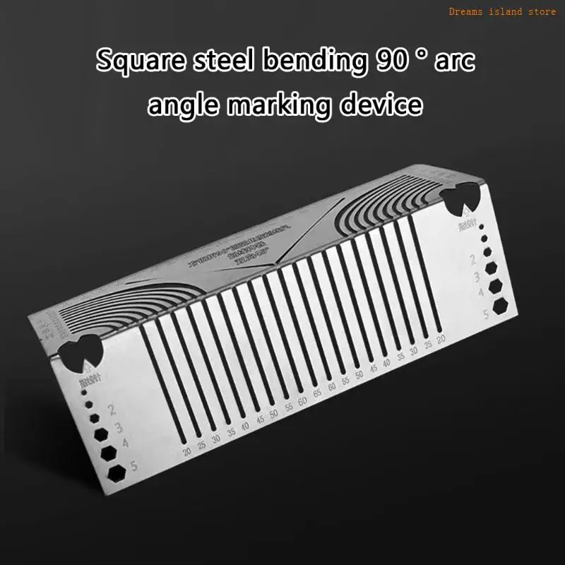 Điều chỉnh góc chính xác & đường cong Công cụ đánh dấu cho uốn & hàn ống vuông HX6C