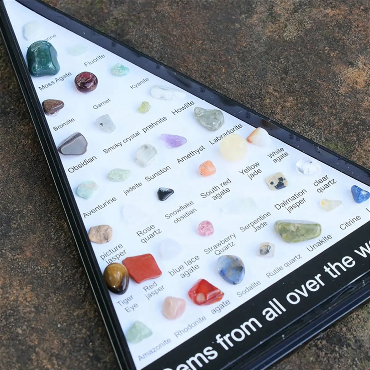 2026 New Gemstone Quartz Crystal Chakra Healing Stones,Rose Quartz Gems for Meditation,Reiki, Balancing,Home&Bedroom Decor