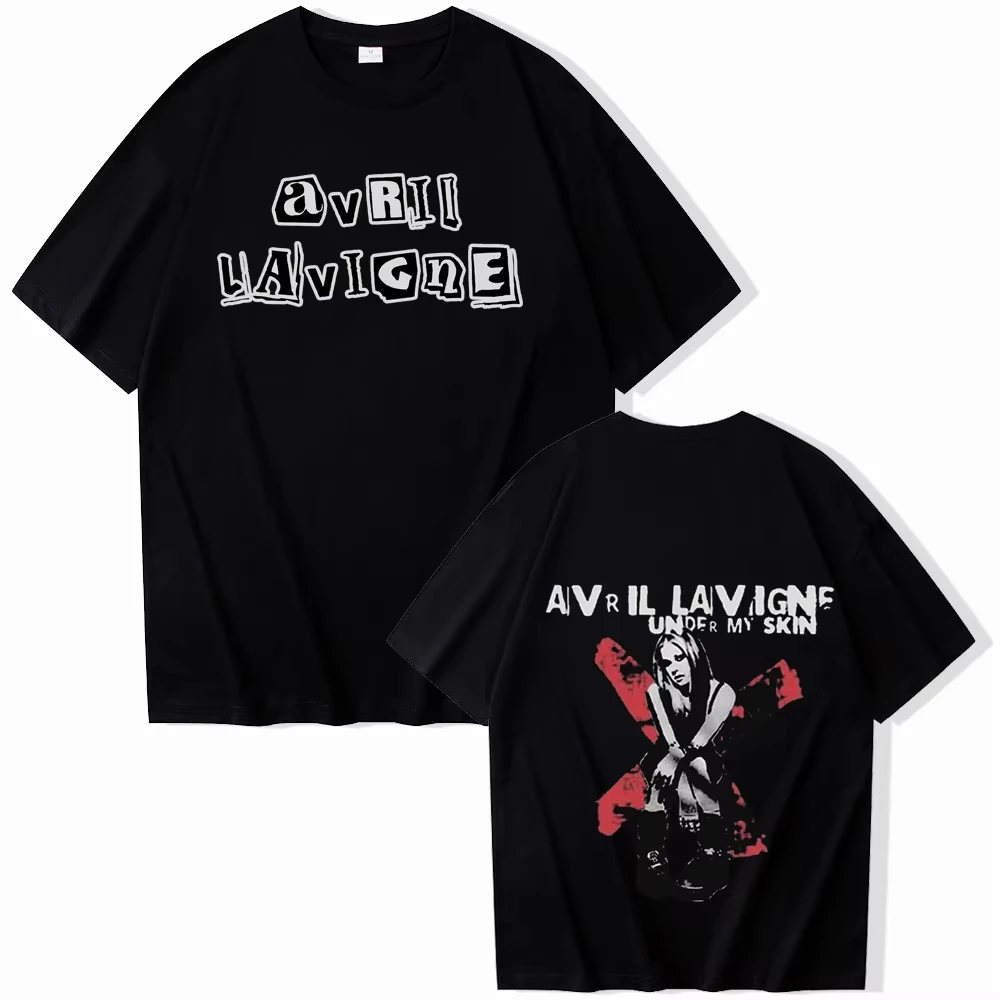 Avril Lavigne Greatest Hits Tour T-shirt Man Women Hip Hop Harajuku O-neck Tee Summer Casual T Shirt Cotton Tops Summer Clothing