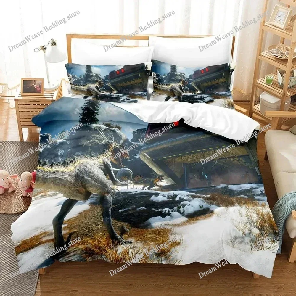 New Second Extinction Bedding Set Single Twin Full Queen King Size Bed Set Adult Kid Bedroom Duvet Cover Sets 3D Print Game741