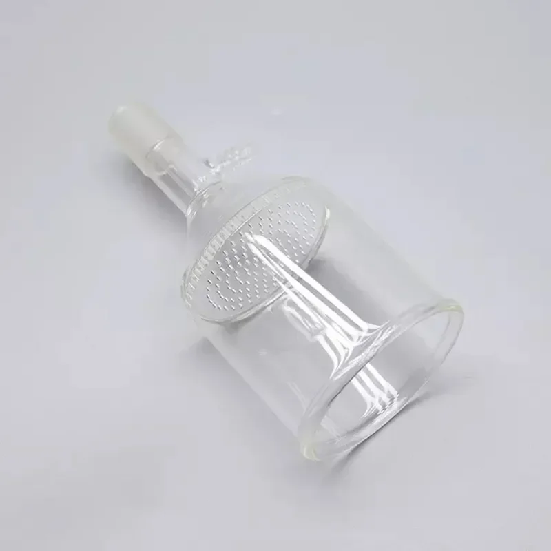 1Pcs 35ml/60ml/100ml/150ml/250ml/500ml/1000ml Glass 24# Suction Filter Funnel with Glass Hole Filter Plate Science Lab Tools