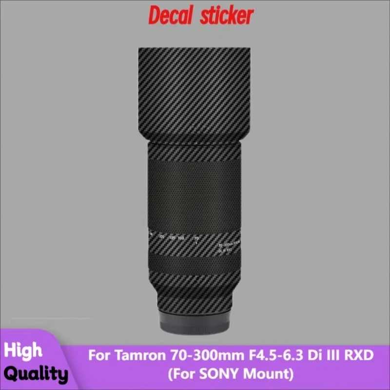 

Для Tamron 70-300 мм F4,5-6,3 Di III RXD (для крепления SONY) наклейка на объектив защитная наклейка на кожу защитная пленка 70-300 A047