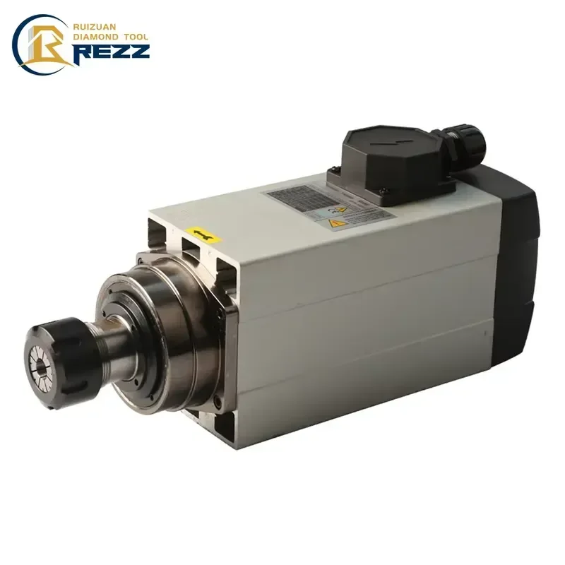 Woodworking Engraving Machine square Air-cooled High-speed Electric Spindle Motor Automatic Tool Changer Spindle