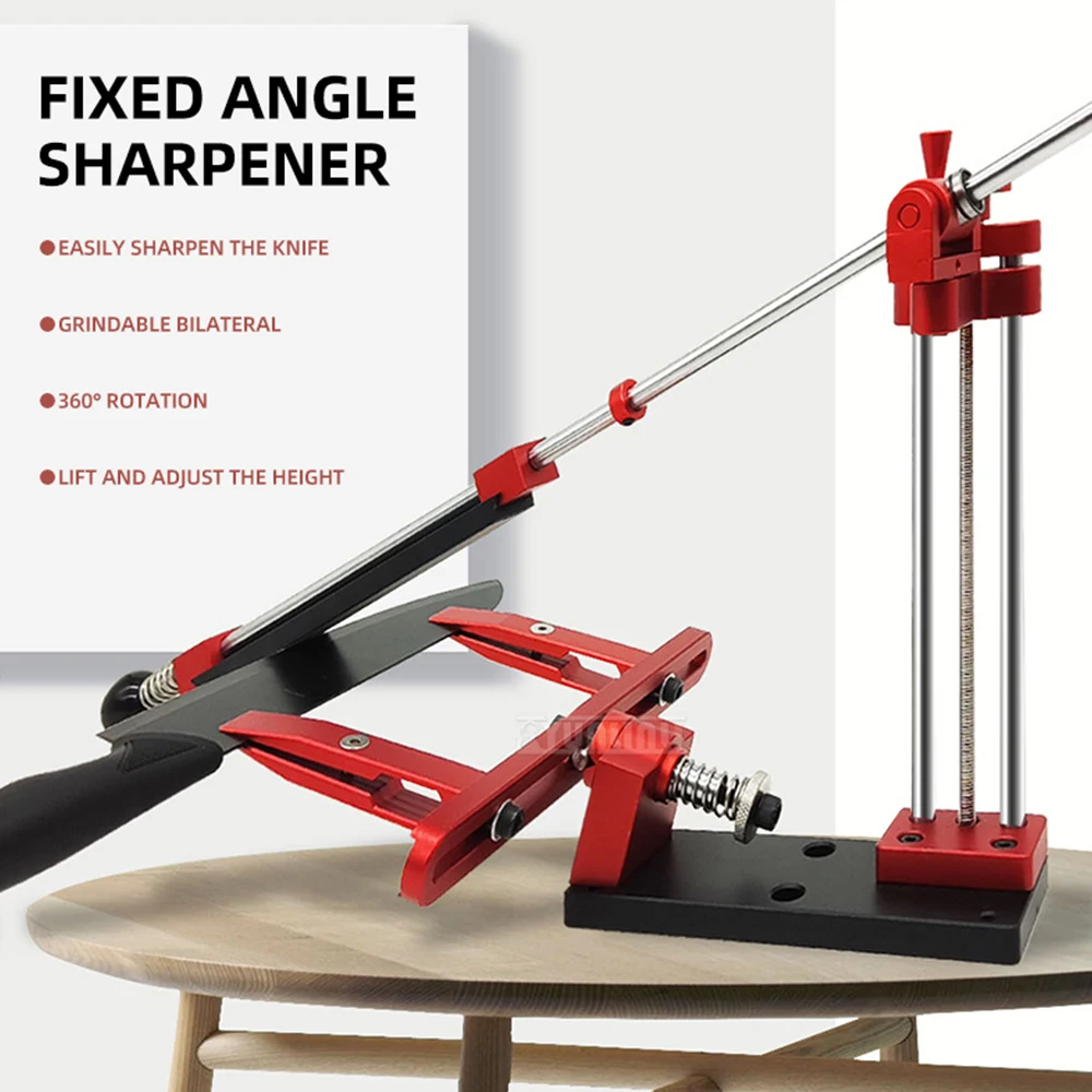 Aluminum Alloy Adjustable & Reversible Professional System Precision Angle Guided Knife Sharpener