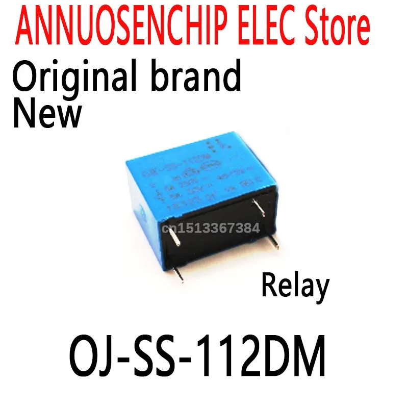 10PCS New and Original 4Pins 5A DC12V OJE-SS-112DM OEG Relay OJ-SS-112DM 