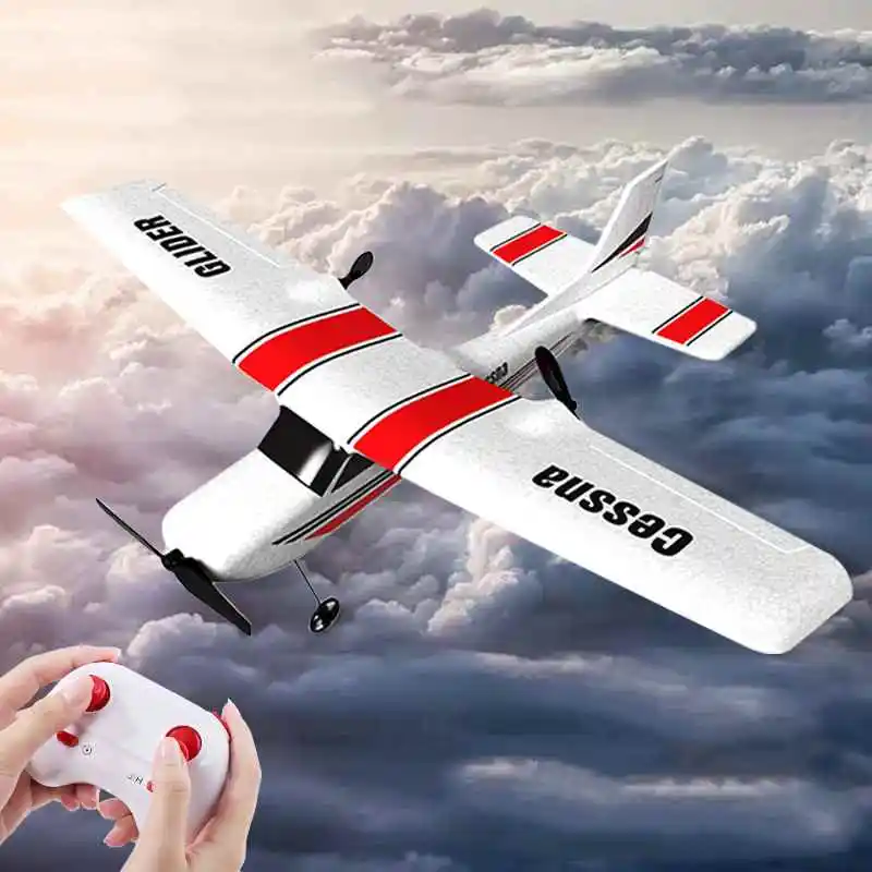 2.4ghz Dual Motor Rc Plane Epp Foam Glider Gyro Stabilization System Remote Control Airplane Retro Gliders Toy Gift For Children