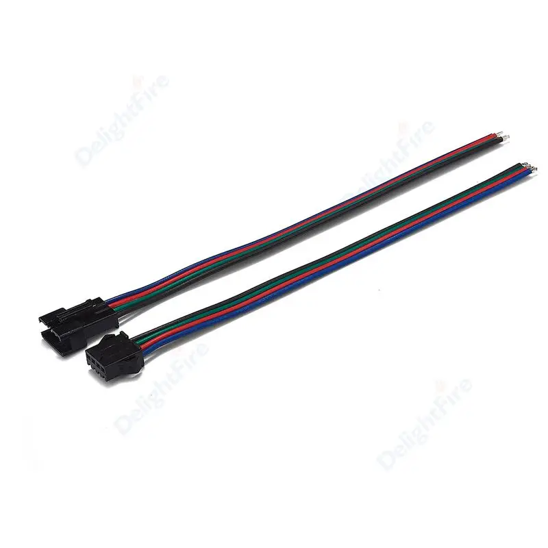 10 Paar SM-Steckverbinder 22 20 AWG Pigtail 2 3 4 5 6 Pin LED-Steckverbinder Buchse Stecker Anschlüsse für 24V 12V LED-Streifen SMD COB – Detail 6