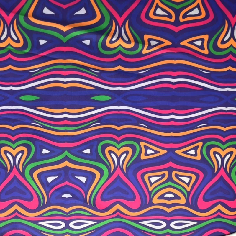 Tela de Lycra con impresión Digital, tejido elástico en todos los lados, suave, cómodo, moda abstracta, estilo personalizado, costura