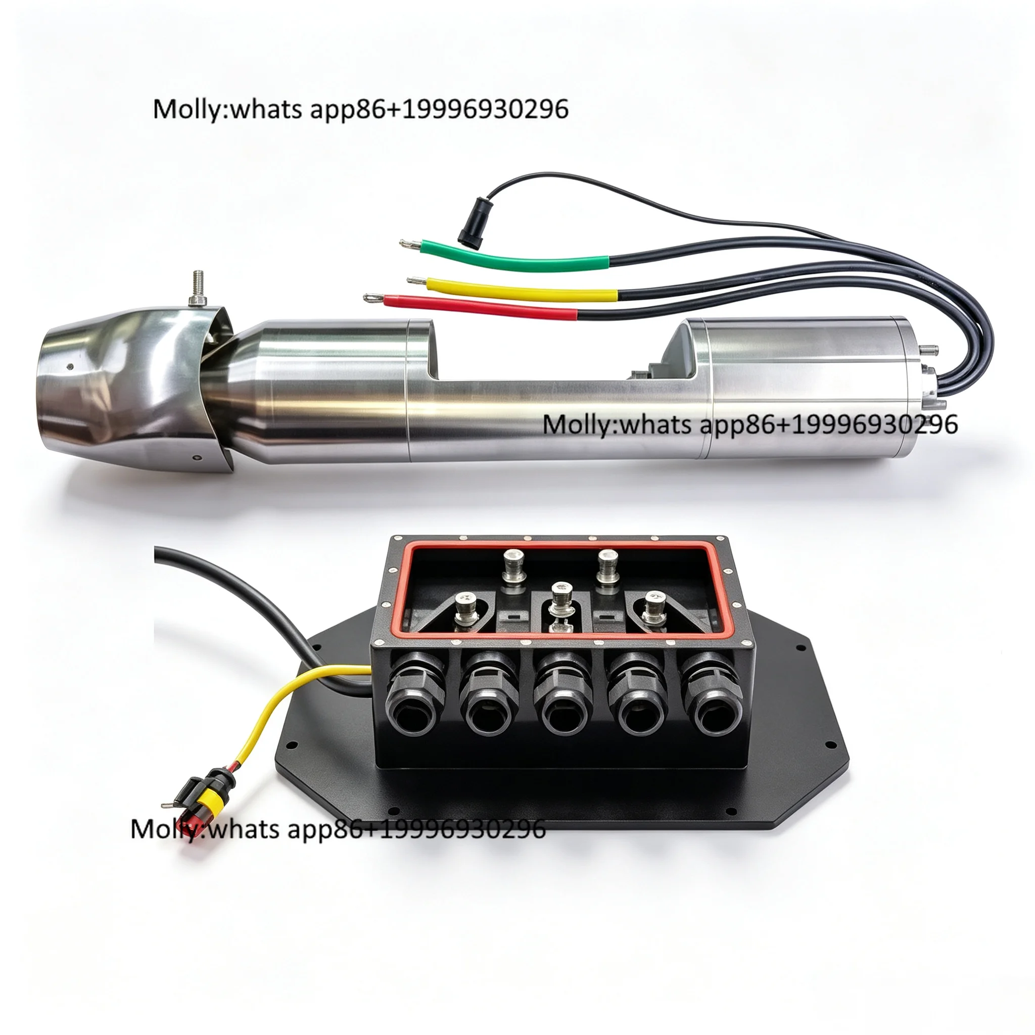 BP200 20kw 96V-110V 130KG Thrust Electric Water Jet Propulsion System Pump Thruster for Competitive Jetboards Boats Racing Karts