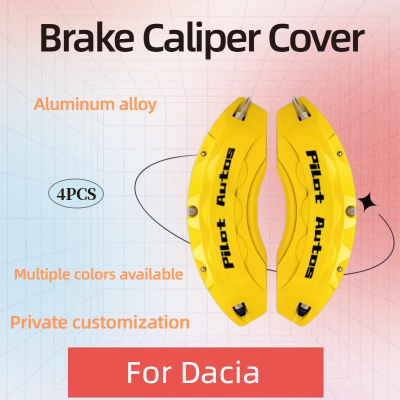 Cubiertas de Caliper de Freno para Autos Dacia, Compatibles con Dokker, Logan, Sandero, Jogger, Spring, Bigster, Manifesto, Manifesto EV, Duster, Lodgy