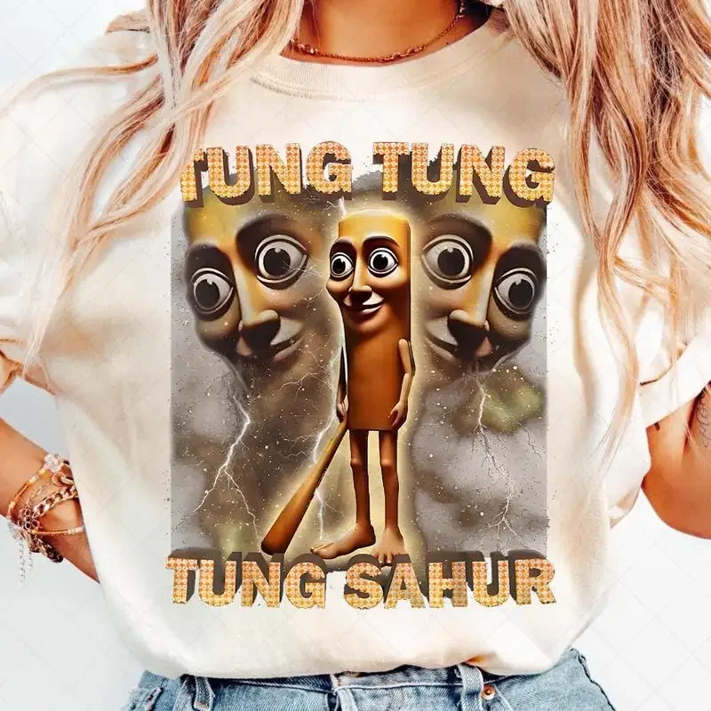 Tung Sahur Funny Baseball Bat Meme Png Italian BrainroT T Shirt Dank Memes Unhinged Clothes Weird Oddly Specific