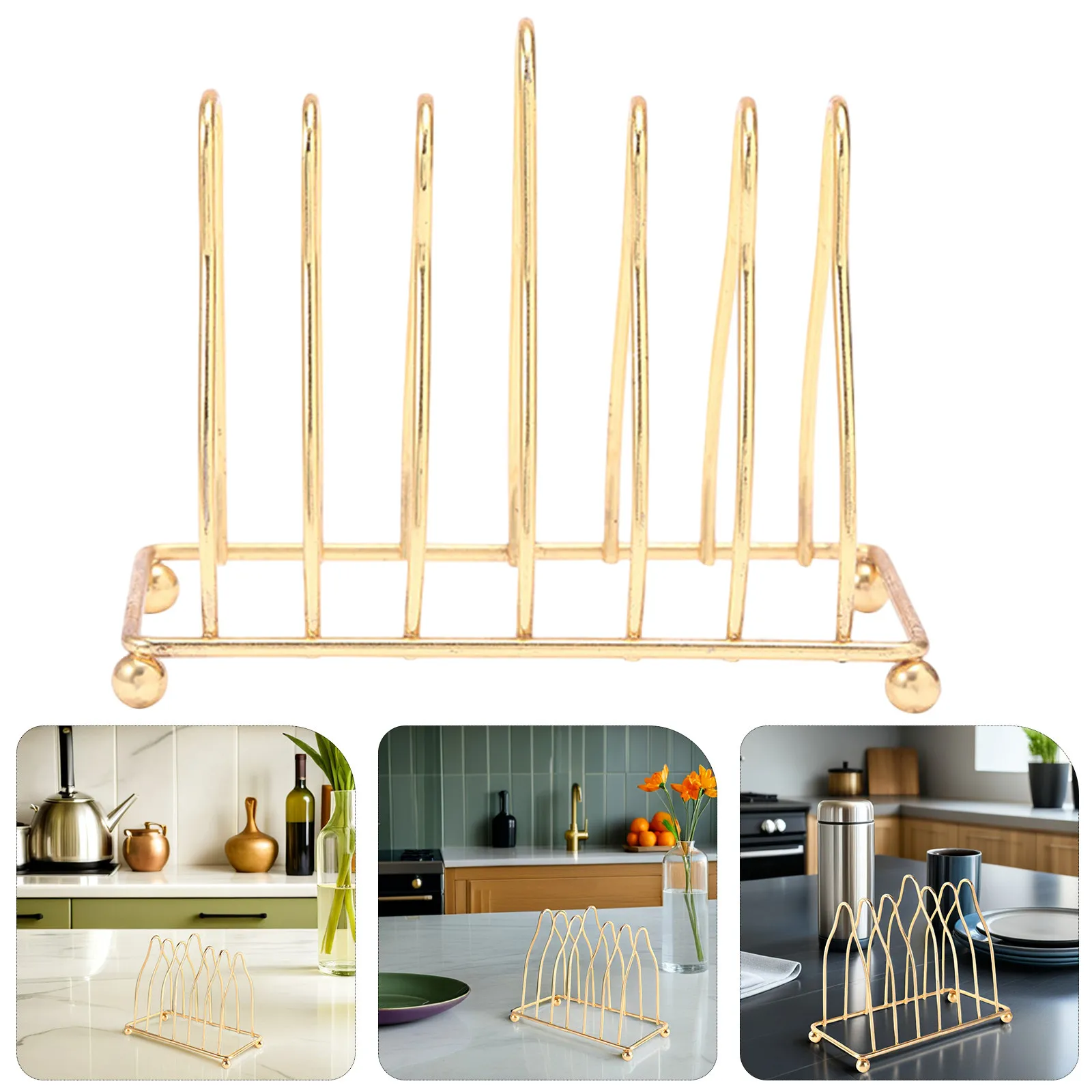 

Heavy-Duty Plate Holder with Smart Drainage Design Enhances Kitchen Efficiency Exquisite Iron Storage Rack for Plates and