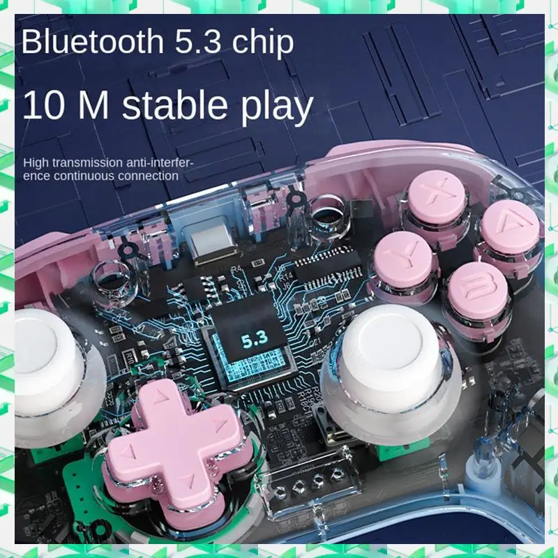 

3C Electron Aolion For Switch Bluetooth Gamepad 3-Mode Somatosensory Vibration Candy Colored Handle,Aolion For Switch Bluetooth