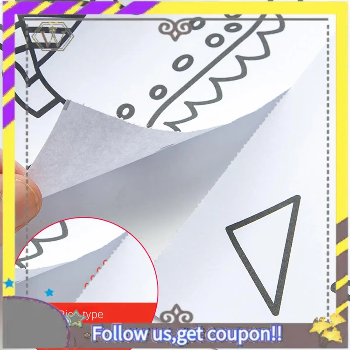 

New 3 Pack Drawing Color Filling Paper Drawing Paper Roll Coloring Paper Roll For Kids