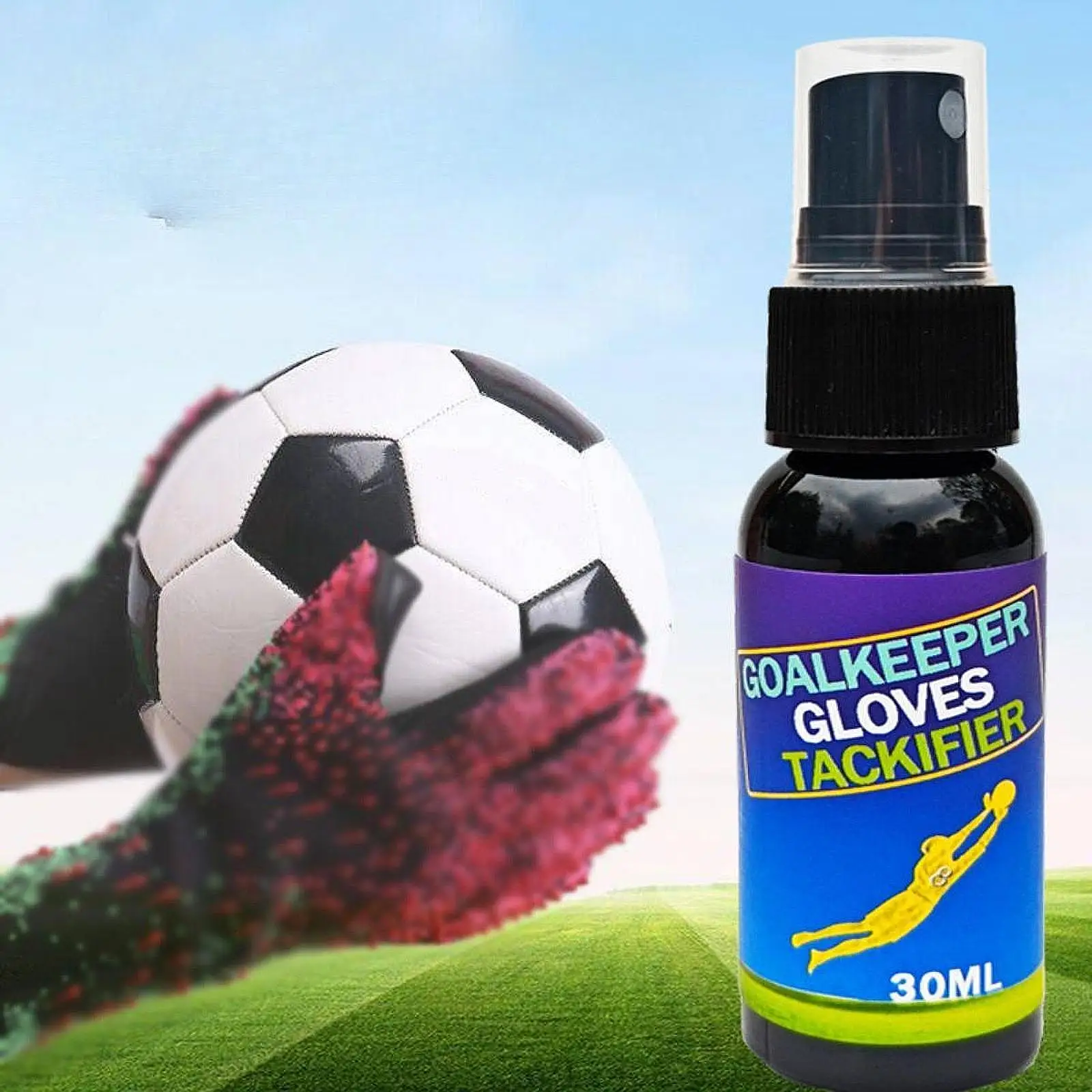 Football Sport Grips Spray Gear Soccer Firm Grip Sticky Equipment Protection Spray Goalkeeper Firm Grip Enhance Sticky Accessory