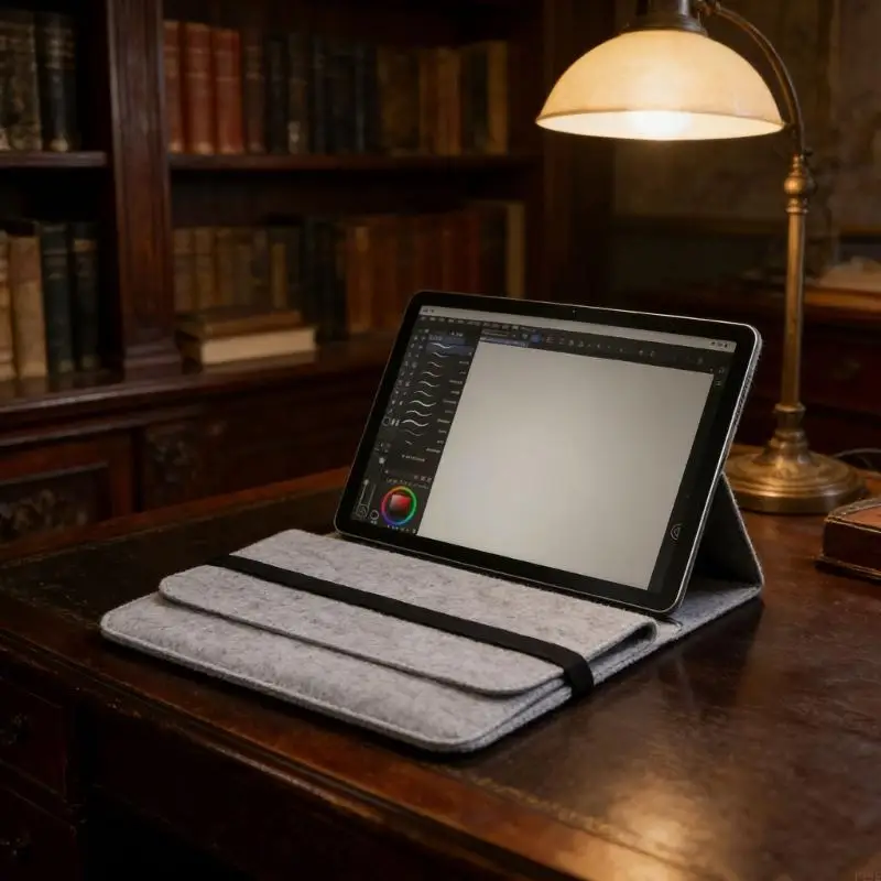 

Felt Protective Bag Digital Graphics Drawing Tablets Protective Case Cover for MovinkPad 11 F19E